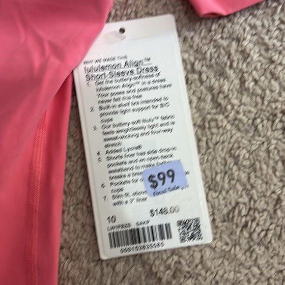 lululemon align short sleeve dress - Picture 2 of 4